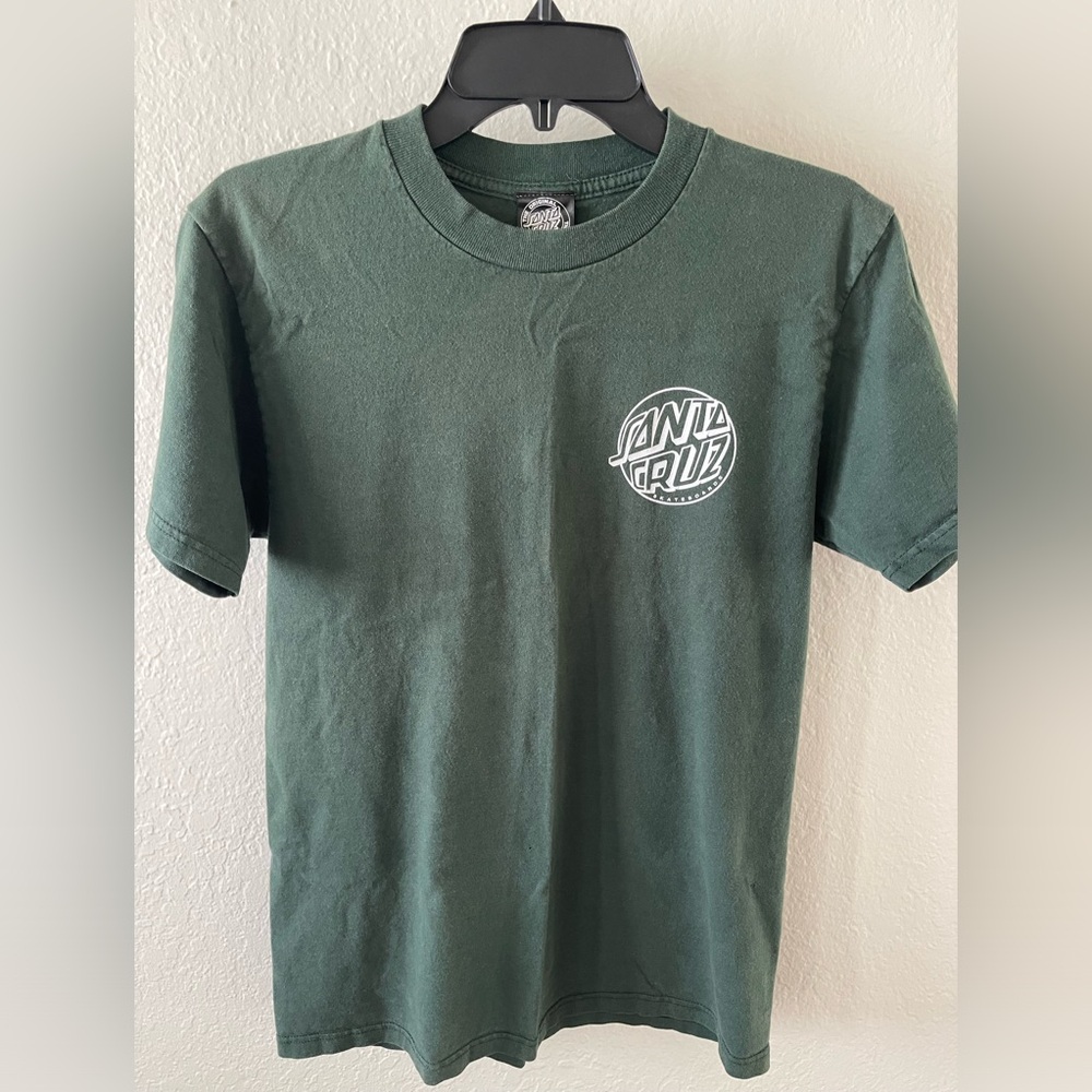 Men’s Santa Cruz Dark Green T-Shirt Size Small